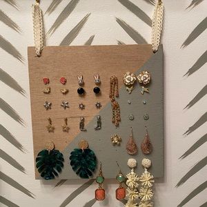 Earring holder / organizer